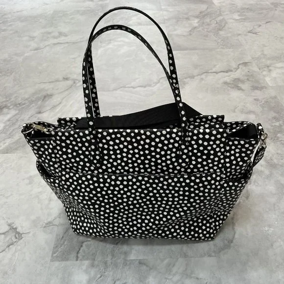 Kate Spade Baby Diaper Bag Black Polka‎ Dot Kaylie Changing Pad Shoulder Strap - Picture 5 of 16